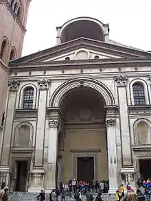 Leon Battista Alberti Façade renaissance, Basilique Saint-André de Mantoue, 1472-1494