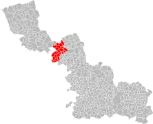 La onzième circonscription en 1986.