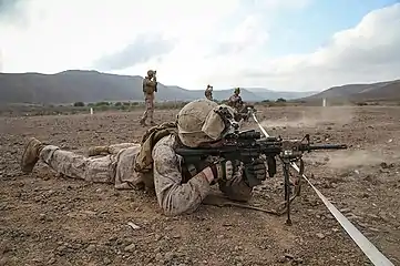 Marines au champ de tir, décembre 2014.