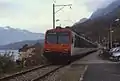 Un train Colibri au terminus de Saint-Gingolph en 1998.