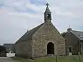 La chapelle Sainte-Brigitte : vue extérieure d'ensemble.