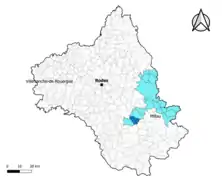 Montjaux dans le canton de Tarn et Causses en 2020.