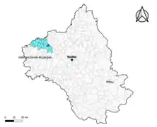 Valzergues dans le canton de Lot et Montbazinois en 2020.