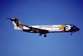 Fokker 100 en 2001 (dernière livrée)