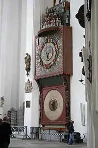 Horloge astronomique de l'église Sainte-Marie de Gdansk