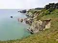 Falaises près de la pointe de Keric.