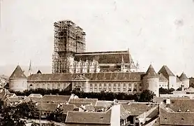 Reconstruction de la cathédrale, 1894. Photo d'Ivan Standl.