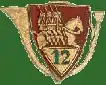 Insigne du 12e régiment de chasseurs (1er modèle)