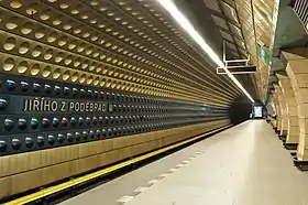 Image illustrative de l’article Jiřího z Poděbrad (métro de Prague)