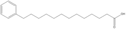 Acide 13-phényltridécanoïque.