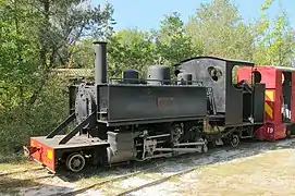 La même locomotive en 2019, classée monument historique.