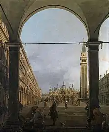 La place Saint-Marc, vers 1758National Gallery