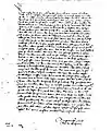 Dans une lettre, le maire et le conseil décrivent les raisons de l'interdiction de la ville à Konrad von Weinsberg.