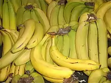 Tas de bananes.
