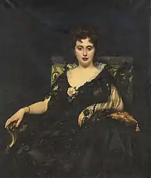 Louise Morpurgo, épouse Cahen d'Anvers par Carolus Duran, 1870.