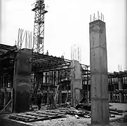 Construction du parking, 15 octobre 1965