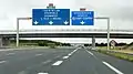 Échangeur entre l'A43 et l'A432.