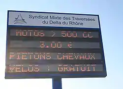 Traversée gratuite pour les chevaux