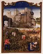 Miniature dans le Bréviaire Grimani, entre 1490 et 1510.