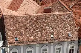 Mélange de tuiles à Graz, Autriche