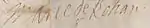 Signature de Marie de Rohan