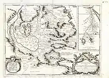 Carte Éthiopie-Abyssinie de Vincenzo Coronelli, 1690, Regno di Cafate