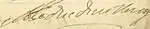 Signature de François de Neufville