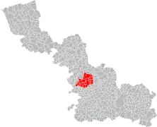 La seizième circonscription en 1986.