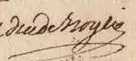 Signature de Victor-François de Broglie
