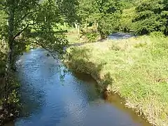 L'Aulne en aval de la confluence avec le Squiriou.