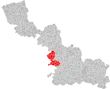 La dix-septième circonscription en 1986.