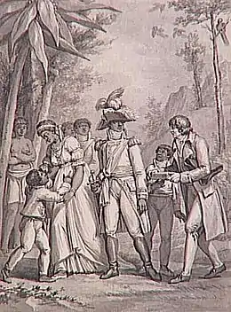 Toussaint Louverture reçoit une lettre du Premier Consul Bonaparte.