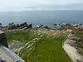 La partie sud-est de l'île vue du sommet du phare.