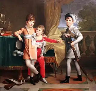Les Fils du Maréchal Ney, 1810 (Gemäldegalerie (Berlin).