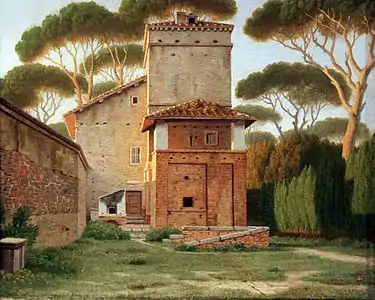 La Maison de gardien du parc de la villa Borghese, 1816, Kunsthalle de Hambourg