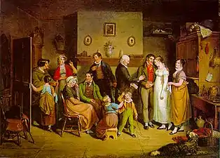 A Country Wedding, John Lewis Krimmel, 1820.