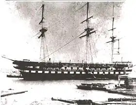 illustration de USS North Carolina (1820)