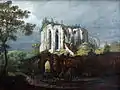 Carl Blechen, Ruines de l'abbaye d'Oybin, 1822.