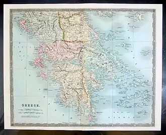 carte ancienne des Balkans
