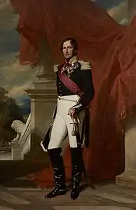 Portrait du roi des Belges Léopold Ier (1840).