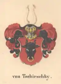 1847-Blason famille von Tschirschky par Leonhard Dorst (de)