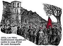Les Mées, soulèvement contre le coup d'État de 1851