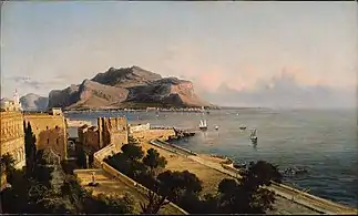 Monte Pellegrino at Palermo, Italy, 1856, Musée des Beaux-Arts de Boston