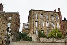 maison, façade vers la mairie