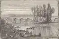 Pont de Joinville et pointe de l'île, 1859.