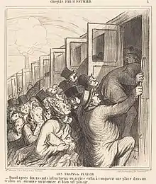 Les Trains de plaisir, (1864).