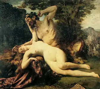 Henri Gervex, Satyre et ménade (1874), Montluçon, château des ducs de Bourbon.