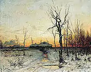 Hiver. 1876. Musée des Beaux-Arts d'Oulianovsk