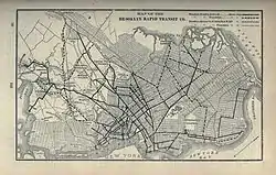 Carte du réseau BRT en 1897