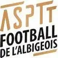 Logo de l'ASPTT Football de l'Albigeois de 2018 à 2021.